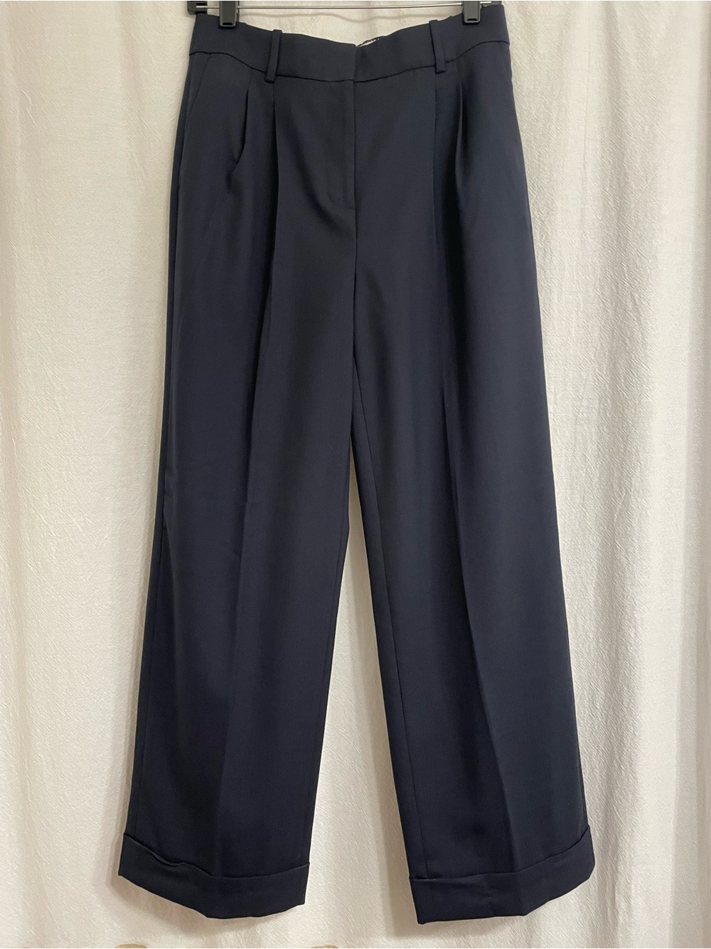 J. Crew Navy “Essential Wide Leg Pant”, size 4